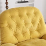 270 Degree Swivel Power Recliner with Bluetooth, Voice Control, USB Ports & Hidden Storage - Yellow - Image 33