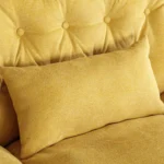 270 Degree Swivel Power Recliner with Bluetooth, Voice Control, USB Ports & Hidden Storage - Yellow - Image 36