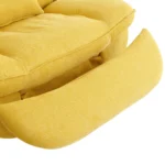 270 Degree Swivel Power Recliner with Bluetooth, Voice Control, USB Ports & Hidden Storage - Yellow - Image 39