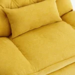 270 Degree Swivel Power Recliner with Bluetooth, Voice Control, USB Ports & Hidden Storage - Yellow - Image 45