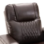 Ultimate Comfort: Power Motion Recliner with USB & Hidden Storage - Brown - Image 9