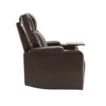 Ultimate Comfort: Power Motion Recliner with USB & Hidden Storage - Brown - Image 14