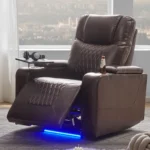 Ultimate Comfort: Power Motion Recliner with USB & Hidden Storage - Brown - Image 18