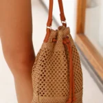 Noah Woven Bucket Bag - Stylish & Durable Summer Handbag for Any Outfit | Chic Paper Rope Design