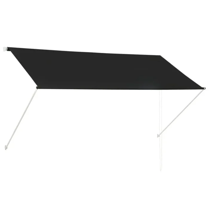 Premium Retractable Awning 98.4" x 59.1" Anthracite - UV & Weather Resistant, Adjustable Height & Angle, Durable Steel Frame - Image 1