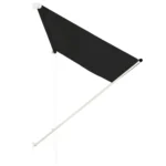 Premium Retractable Awning 98.4" x 59.1" Anthracite - UV & Weather Resistant, Adjustable Height & Angle, Durable Steel Frame - Image 2