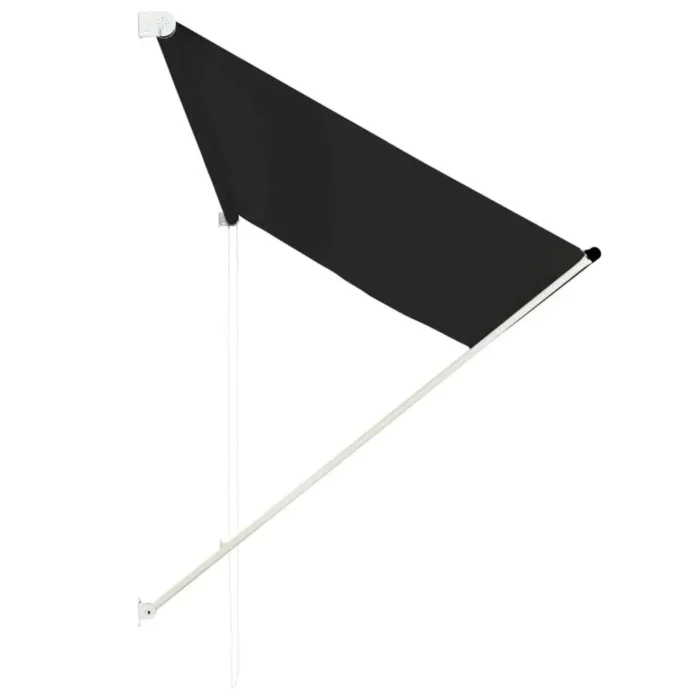 Premium Retractable Awning 98.4" x 59.1" Anthracite - UV & Weather Resistant, Adjustable Height & Angle, Durable Steel Frame - Image 2