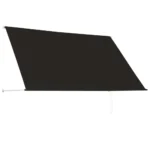 Premium Retractable Awning 98.4" x 59.1" Anthracite - UV & Weather Resistant, Adjustable Height & Angle, Durable Steel Frame - Image 3
