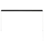 Premium Retractable Awning 98.4" x 59.1" Anthracite - UV & Weather Resistant, Adjustable Height & Angle, Durable Steel Frame - Image 4