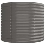 Durable Powder-coated Steel Garden Raised Bed | Ideal for Vegetables, Herbs & Flowers - 88.2"x31.5"x26.8" - Gray - Image 3