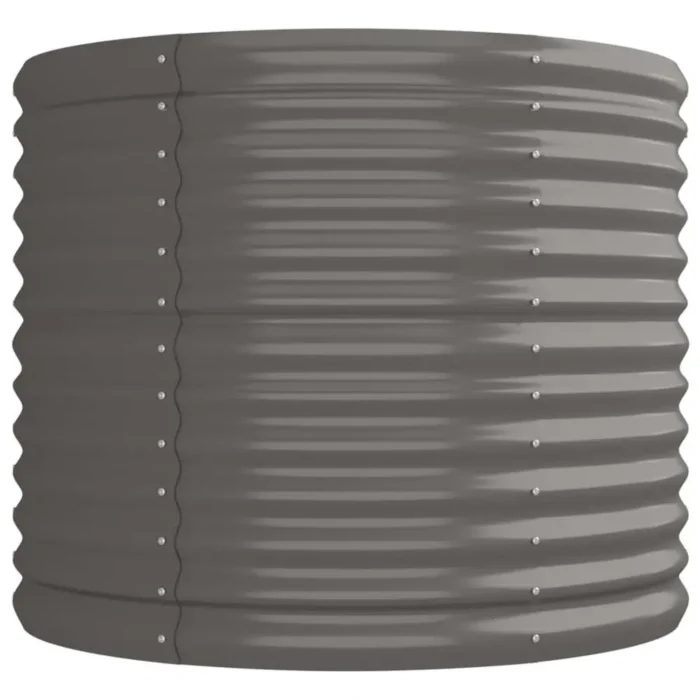 Durable Powder-coated Steel Garden Raised Bed | Ideal for Vegetables, Herbs & Flowers - 88.2"x31.5"x26.8" - Gray - Image 3