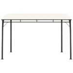 Garden Sunshade Awning 118.1" x 118.1" x 100.4" in Cream - Ideal for Outdoor Parties and Relaxation