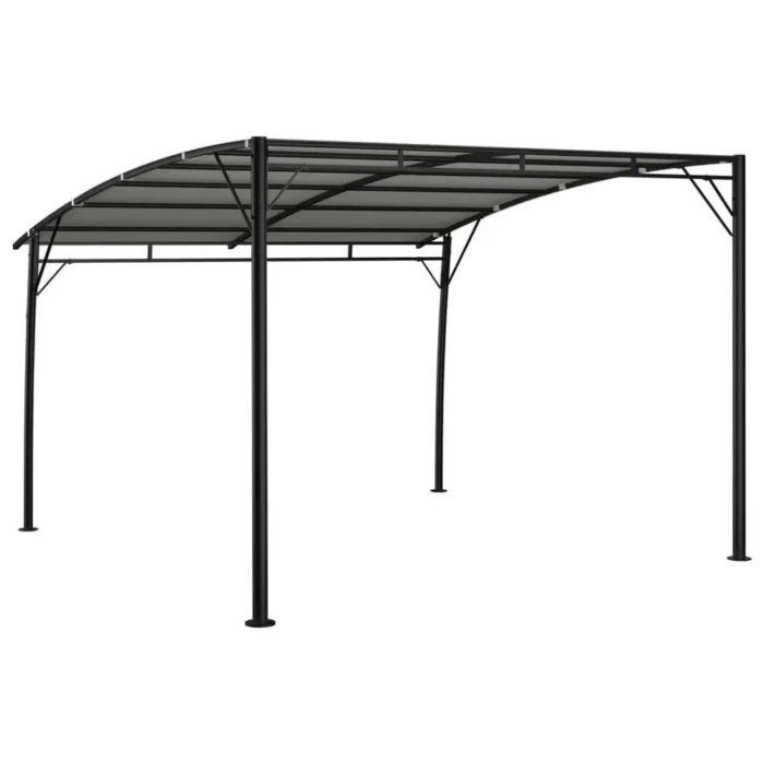 Garden Sunshade Awning 118.1" x 118.1" x 100.4" in Cream - Ideal for Outdoor Parties and Relaxation - Image 3