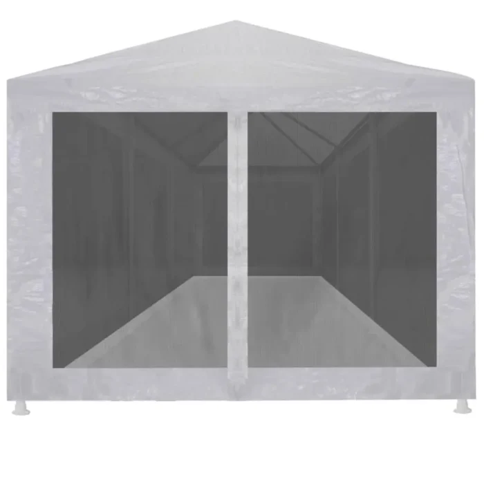 Premium 29.5' x 9.8' Outdoor Party Tent with 8 Mesh Sidewalls - Durable, Weather-Resistant Canopy for Weddings, BBQs, Festivals - Image 1