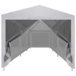 Premium 29.5' x 9.8' Outdoor Party Tent with 8 Mesh Sidewalls - Durable, Weather-Resistant Canopy for Weddings, BBQs, Festivals - Image 2