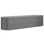 Durable Garden Raised Bed - Powder-coated Steel, Weather-resistant Planter Box for Vegetables, Herbs & Flowers