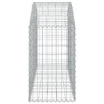 Premium Arched Gabion Basket - Durable Galvanized Iron 59.1"x19.7"x31.5"/39.4" for Decorative & Functional Garden Barriers - Image 3