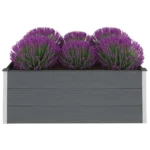 Garden Raised Bed WPC 59.1"x39.4"x21.3" Gray - Durable & Weather Resistant | Perfect for Outdoor Gardening