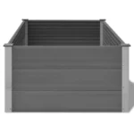 Garden Raised Bed WPC 59.1"x39.4"x21.3" Gray - Durable & Weather Resistant | Perfect for Outdoor Gardening - Image 4