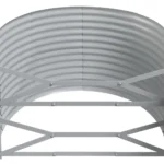 Durable Garden Raised Bed with Powder-Coated Steel Frame, 126.8"x39.4"x26.8" - Weather-Resistant, Gray | Ideal for Outdoor Gardening - Image 4