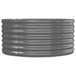 Durable Garden Raised Bed - Powder-coated Steel | 59.8"x31.5"x14.2" Gray | Ideal for Plants & Vegetables - Image 3