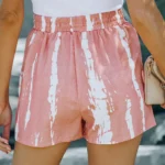 Murphy Tie Dye Drawstring Casual Shorts - Effortless Boho-Chic Summer Essential