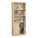 Elegant 5-Shelf Library Bookcase in Prime Oak - Cottage Style Furniture - Image 6
