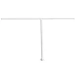 Premium White Iron Awning Post Set (177.2" x 96.5") - Ideal for Terrace, Balcony, Garden Shade
