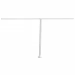 Premium White Iron Awning Post Set (177.2" x 96.5") - Ideal for Terrace, Balcony, Garden Shade - Image 4
