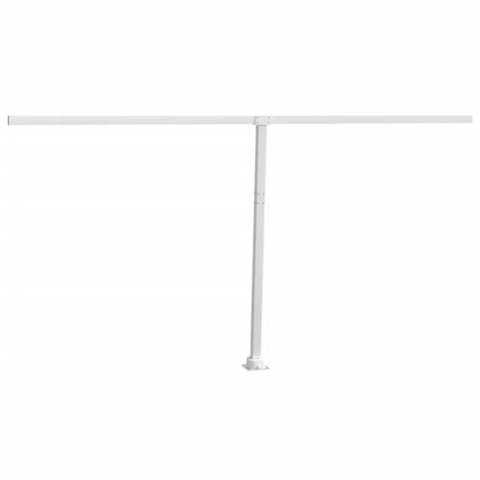 Premium White Iron Awning Post Set (177.2" x 96.5") - Ideal for Terrace, Balcony, Garden Shade - Image 4