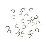 Artizan Folded Brass Clevis, Large, Pack of 20 - Perfect for Enhancing Spinnerbaits & Blade Spinners
