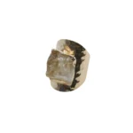Stunning Cocktail Ring with Citrine Stone | Elegant Gold Finish | Shop Now at A Blonde and Her Bag