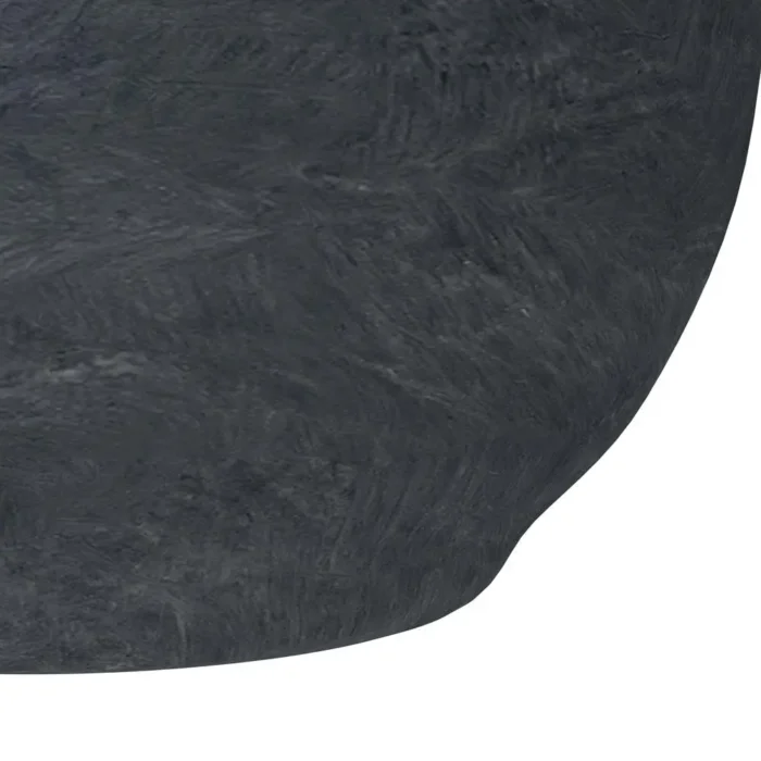 Grove Series Hemisphere Poly Clay Planter - 12.4" Dia, 7.1" High | Aged Concrete | Indoor/Outdoor Weather-Resistant Planter - Image 4