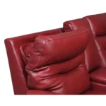Fortuna Power Recliner Sofa - Dark Red | Premium Leather Comfort & Modern Features - Image 5