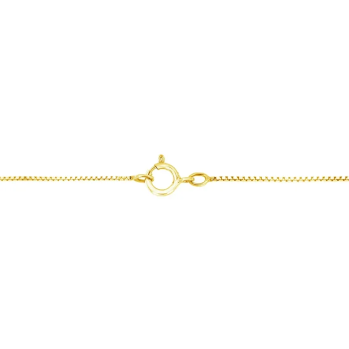 10K Yellow Gold Diamond Cross Pendant Necklace with Box Chain - 1.0 Cttw Round Brilliant Cut, 18" - Image 4