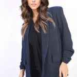 Oversized Glitter Blazer Jacket - Chic & Glamorous Sparkling Fashion Piece | Elegant Paisley Pattern
