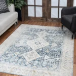 Elegant & Durable Noble GC_GEN7003 Blue Area Rug - 5' 3" x 7' 3" | Perfect Home Decor
