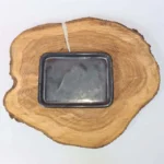 18cm Silver Glazed Rectangle Drip Tray - Durable & Stylish Plant Accessory