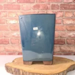 Elegant Blue Cascade Bonsai Pot - 18cm Glazed Ceramic with Drainage Hole - Ideal for Indoor & Outdoor Bonsai Display