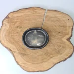 Elegant 12cm Oval Glazed Drip Tray | Silver Finish | Perfect for Indoor Plants - Ideal for Plant Health & Home Decor