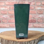 7cm Glazed Cascade Bonsai Pot - Dark Green, Premium Quality Ceramic, Ideal for Bonsai Enthusiasts