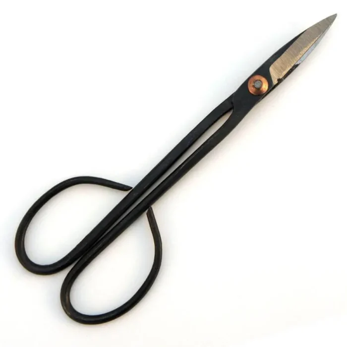 Chinese Long Handled Fine Twig Bonsai Scissors 205mm - Precision Cutting Tools for Bonsai Enthusiasts - Image 1