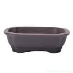 Elegant Unglazed Rectangle Bonsai Pot - Perfect for Indoor and Outdoor Bonsai Trees - 18cm x 14cm x 4cm