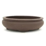 Stylish Unglazed Oval Bonsai Pot - Perfect for Bonsai Trees | 18cm x 15cm x 4cm