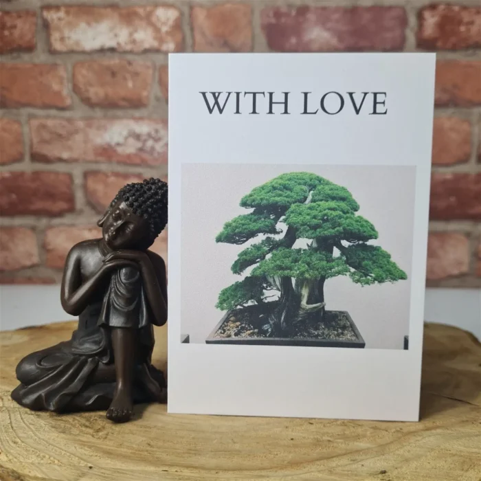 Personalised Greeting Card "With Love" Custom Hand-Written Message, Perfect Gift Addition - Image 1