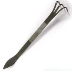 Ryuga Stainless Steel Bonsai Root Rake & Spatula Combo Tool - Premium Gardening Tool for Bonsai Care & Soil Maintenance