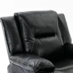 2 Seater Home Theater Recliner Chair with LED Lights, Cup Holders & Storage - Manual Recline, Black - Image 18