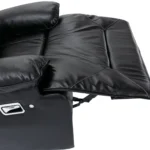 2 Seater Home Theater Recliner Chair with LED Lights, Cup Holders & Storage - Manual Recline, Black - Image 21
