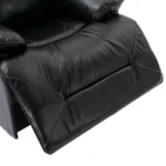 2 Seater Home Theater Recliner Chair with LED Lights, Cup Holders & Storage - Manual Recline, Black - Image 22