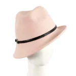 Max Alexande Beige Felt Trilby Hat - Pure Wool, Classic Style & Elegant Craftsmanship